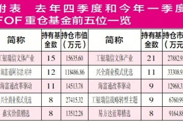 FOF调整思路再平衡抄作业宜关注规模适中的绩优黑马