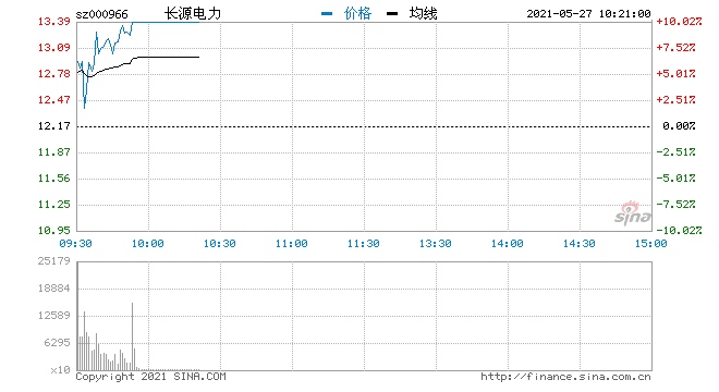 快讯碳中和概念异动拉升长源电力雪迪龙等多股涨停