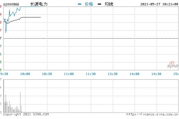 快讯碳中和概念异动拉升长源电力雪迪龙等多股涨停